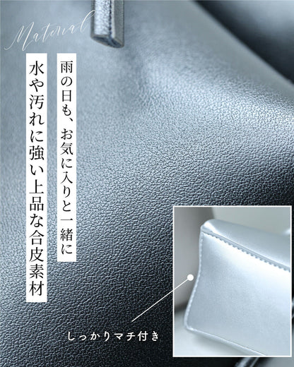 サイドリボンのミニバッグ（ショルダーベルト付き）